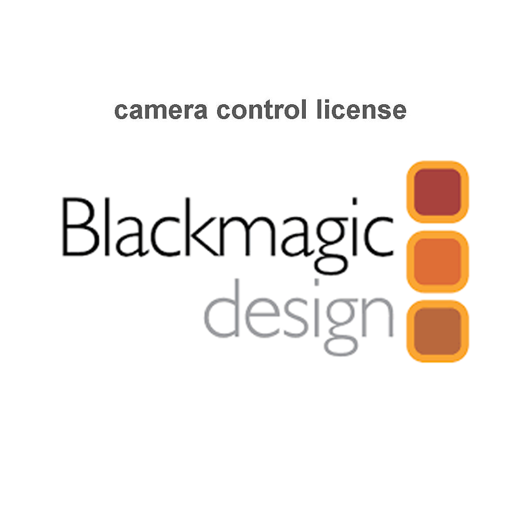 Blackmagic camera control license